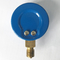 manometro pratico bagnato d'ottone dipinto blu delle parti del caso 25 di 50mm del MPa del manometro d'acciaio dell'ossigeno