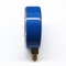 manometro blu di refrigerazione di 80mm manometro d'ottone del condizionatore d'aria del collegamento da 200 PSI