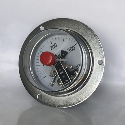 Manometro elettrico di plastica di Antivari della flangia 400 dei manometri del contatto del NPT