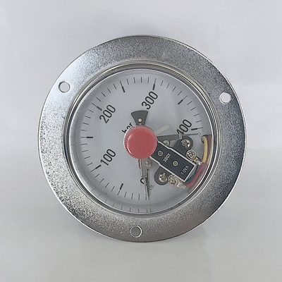 Manometro elettrico di plastica di Antivari della flangia 400 dei manometri del contatto del NPT